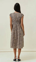 Load image into Gallery viewer, Smocked Waist Button Front Midi Dress
