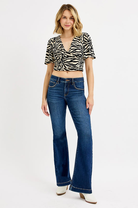 TC Mid Rise Flare Basic Jeans