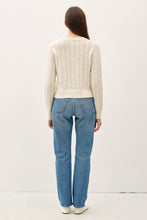 Load image into Gallery viewer, Crochet Knit Button Front Cardigan

