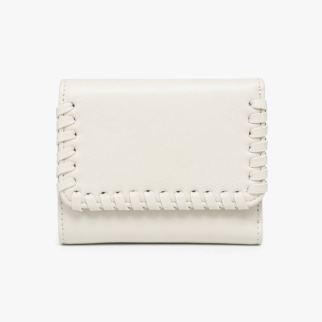 Logan Whipstitch Tri-fold Wallet