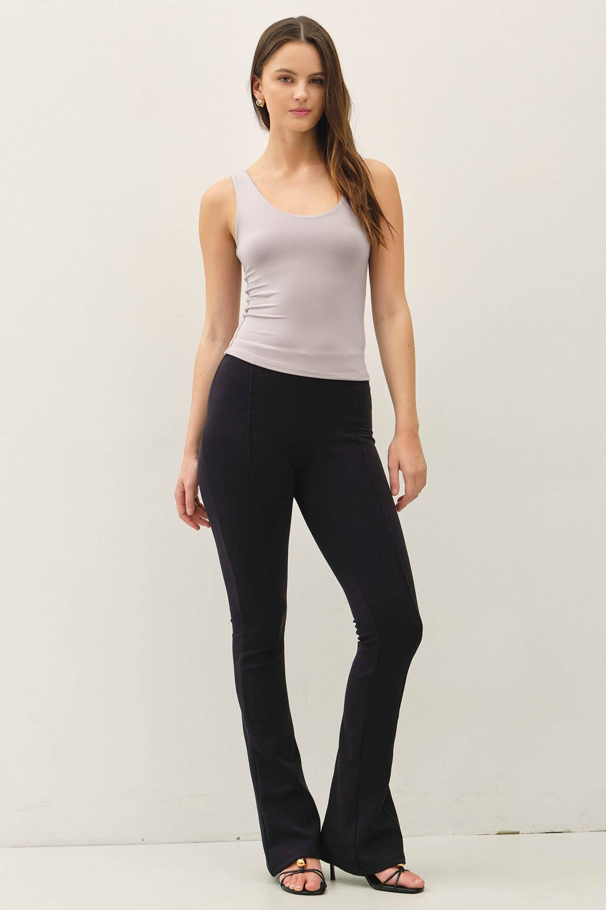 Basic Scoop Neck Jersey Tank Top