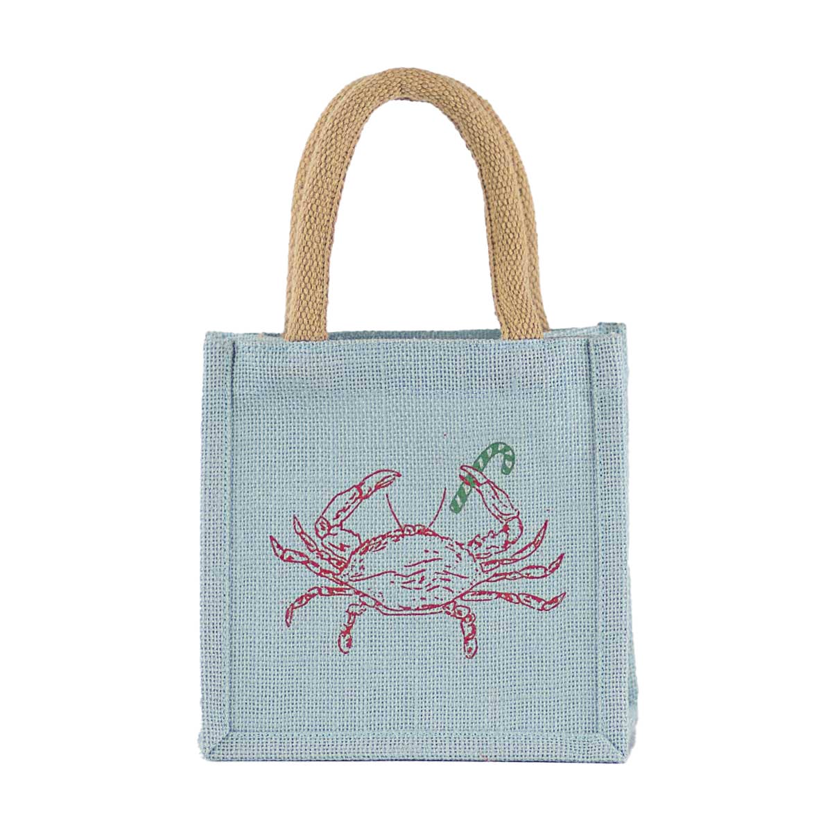 Christmas Crab Petite Gift Tote