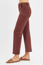 Load image into Gallery viewer, High Rise Ankle Flare Patch Pocket Pants
