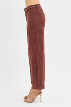 Load image into Gallery viewer, TC Adjustable Waist Crop Wide Leg Jeans
