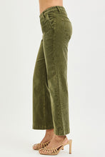 Load image into Gallery viewer, TC Mid Rise Ankle Straight Corduroy Pants
