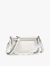 Load image into Gallery viewer, Jessica Clear Crossbody with Chain
