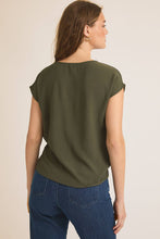 Load image into Gallery viewer, Front Knot Short Sleeve Top
