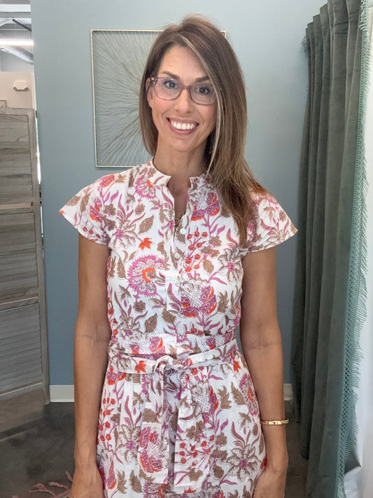 The Juna Dress- Desert Rose