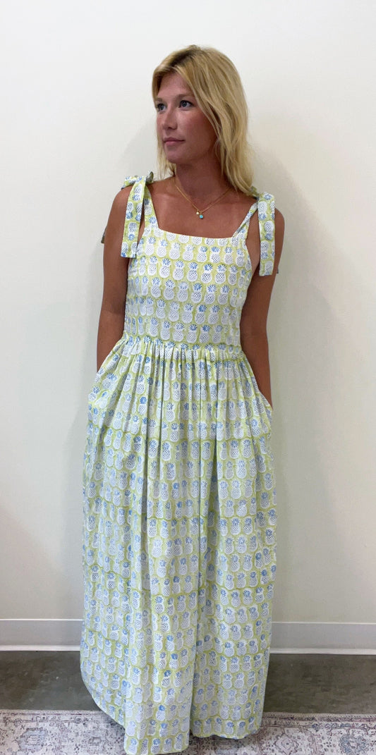 The Tori Dress- Summer Pineapple