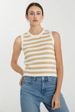 Load image into Gallery viewer, Sleeveless Open Weave Sweater Top
