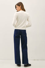 Load image into Gallery viewer, Ribbed Neck Cropped Length Sweater
