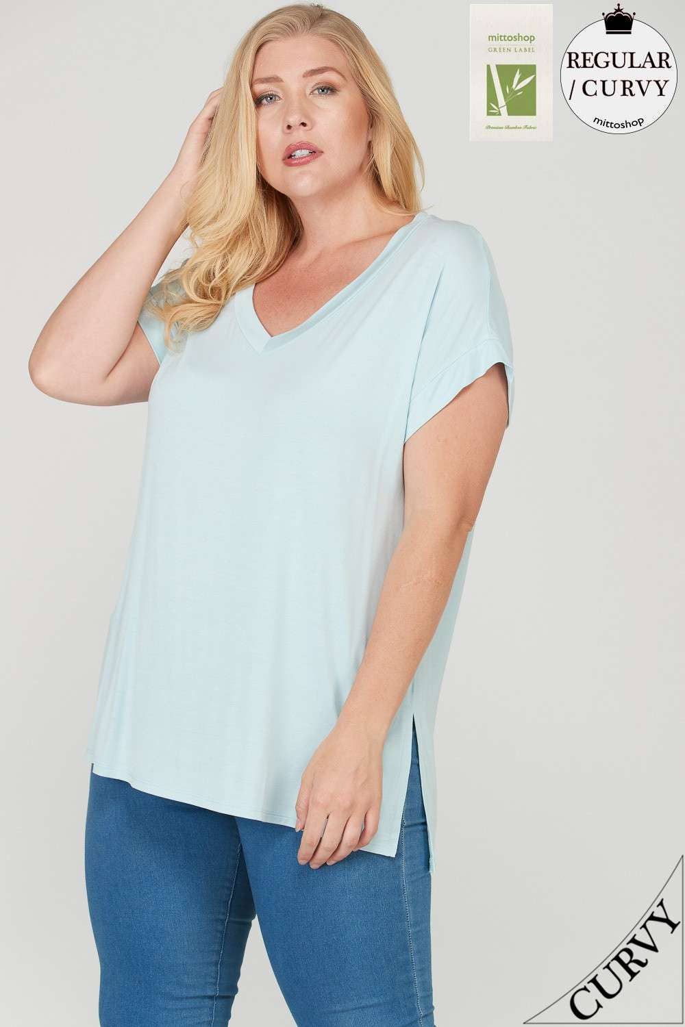 Bamboo V Neck Top