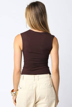Load image into Gallery viewer, Asymmetrical Gathered Shoulder Top
