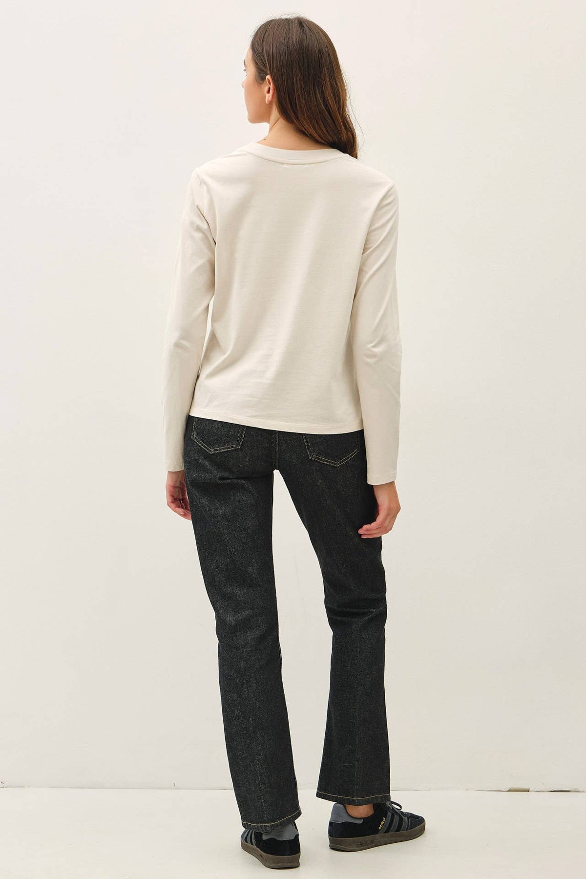 Basic Cotton Long Sleeve Top