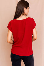 Load image into Gallery viewer, Front Knot Short Sleeve Top
