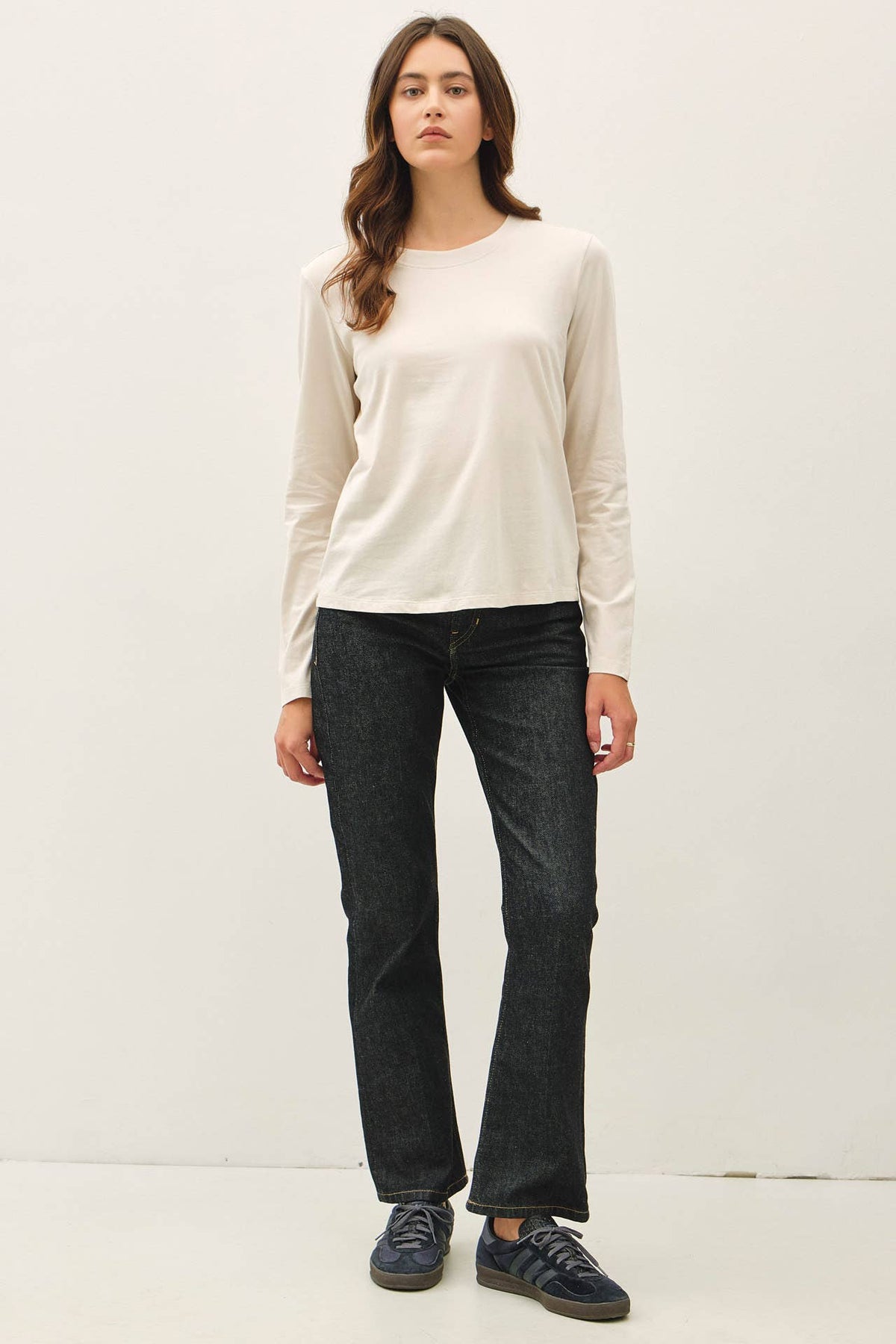 Basic Cotton Long Sleeve Top