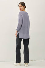 Load image into Gallery viewer, Dolman Sleeve Rolled Cuff Sweater
