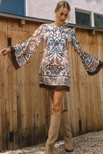 Load image into Gallery viewer, Border Print Mini Dress
