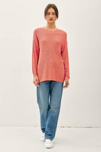 Load image into Gallery viewer, Lightweight Cotton Slub Sweater
