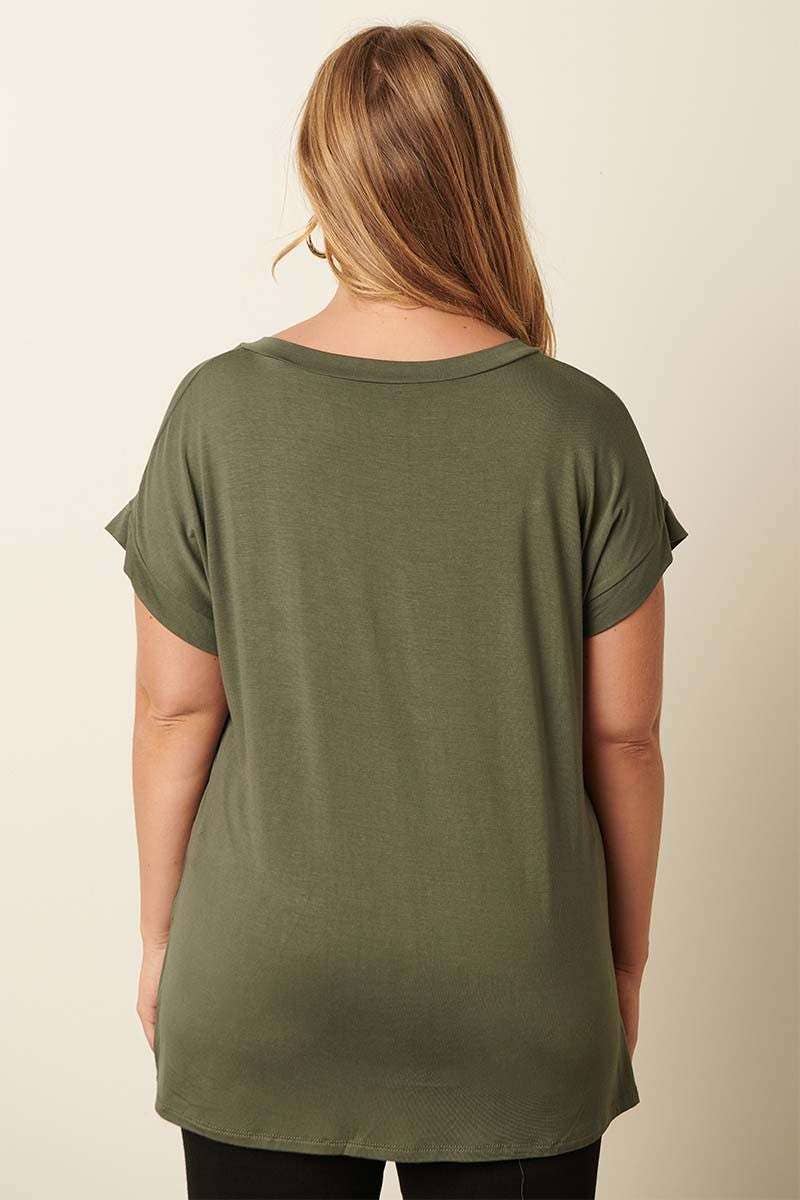 Bamboo V Neck Top