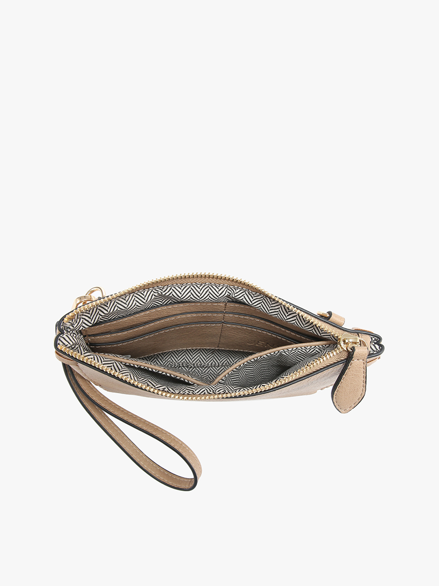 Bonnie Dual Compartment Whipstitch Crossbody