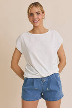 Load image into Gallery viewer, Front Knot Short Sleeve Top
