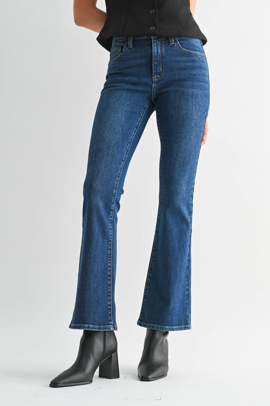 Mid Rise Bootcut Denim Jeans