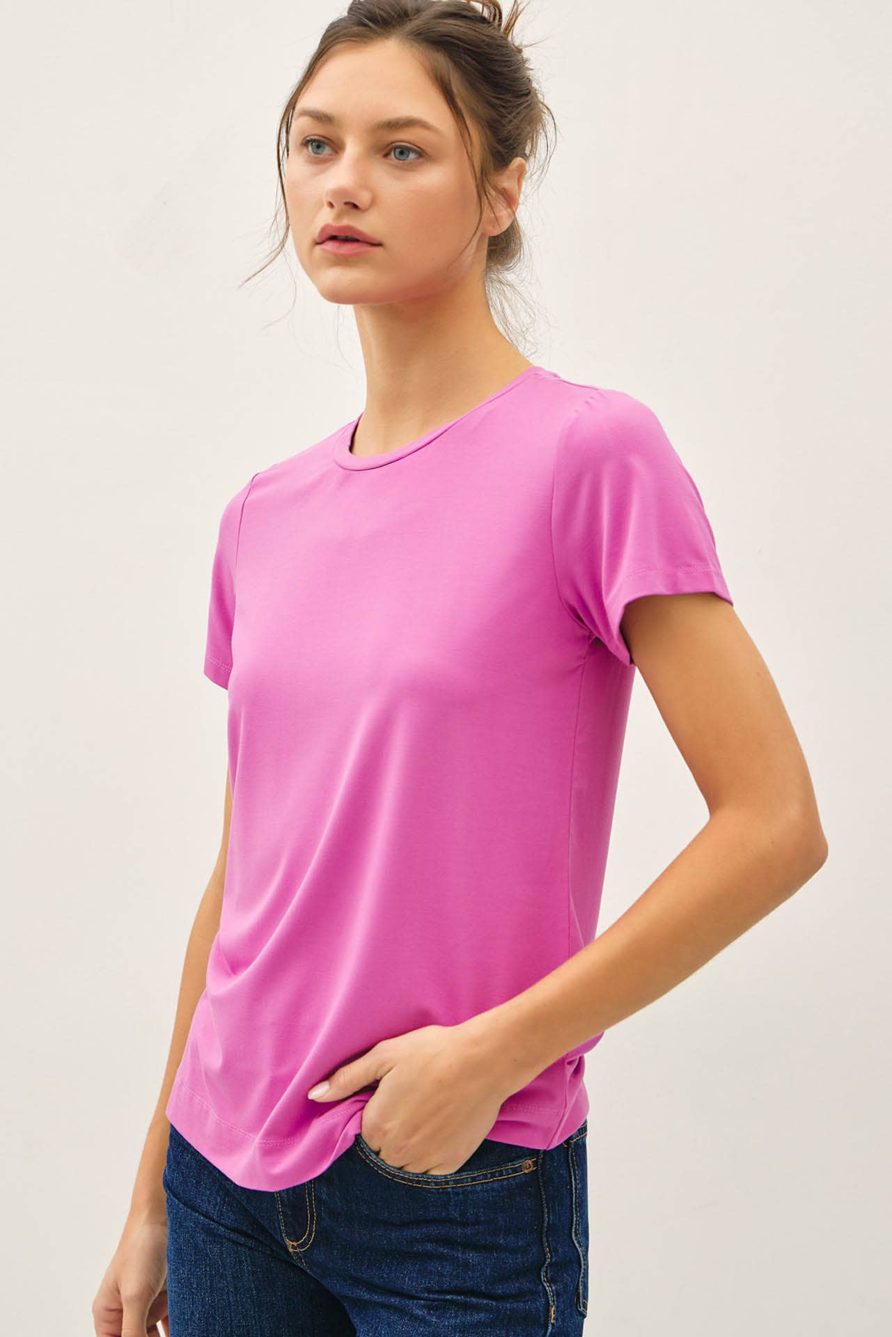 Bamboo Round Neck Tee