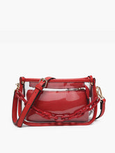 Load image into Gallery viewer, Jessica Clear Crossbody with Chain
