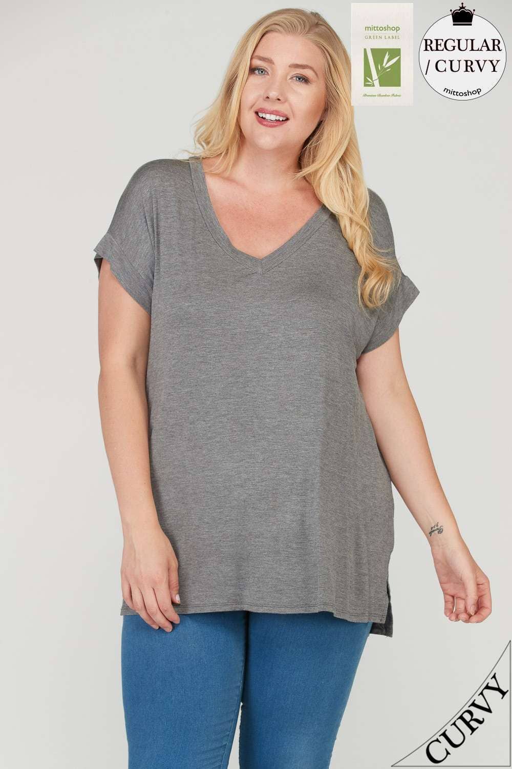 Bamboo V Neck Top