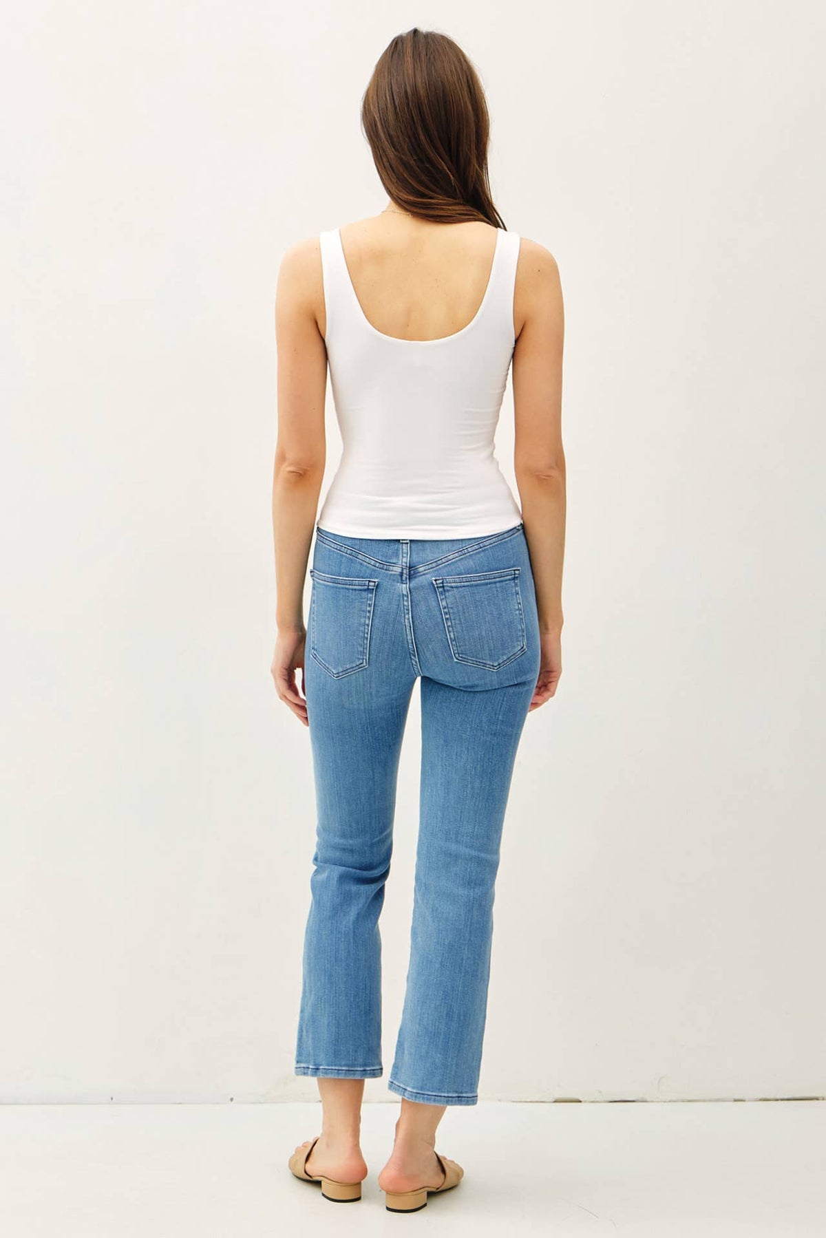Basic Scoop Neck Jersey Tank Top