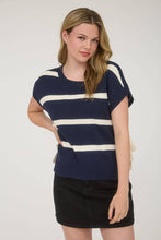 Load image into Gallery viewer, Side Ties Short Sleeve Knit Sweater
