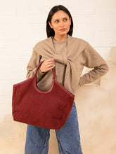 Load image into Gallery viewer, Piper Contrast Corduroy Mini Tote
