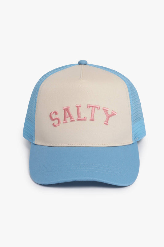 SALTY Embroidery Mesh back Trucker Hat