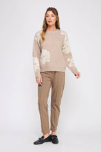 Load image into Gallery viewer, Large Floral Jacquard Sweater

