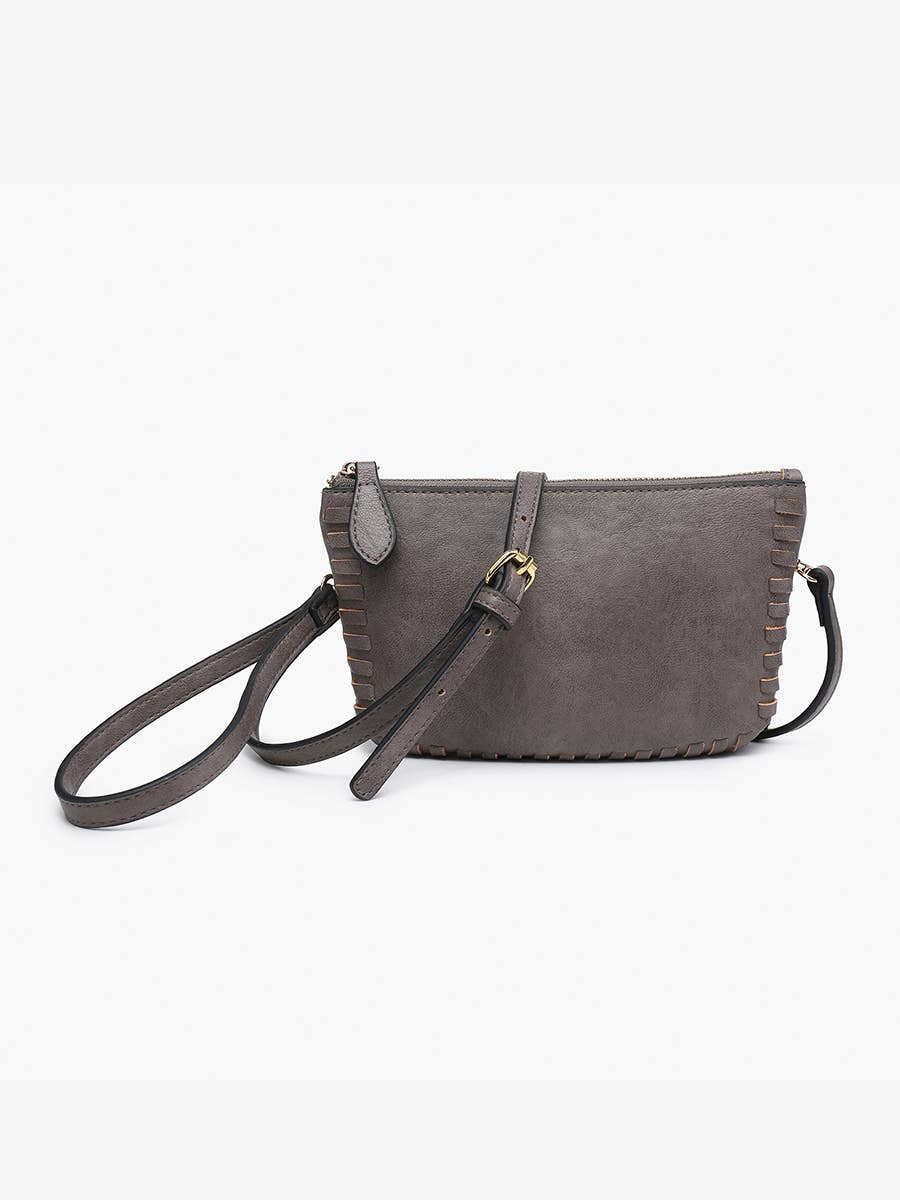Bonnie Dual Compartment Whipstitch Crossbody