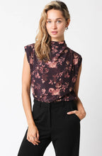Load image into Gallery viewer, Mock Neck Sleeveless Blouse Top
