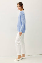 Load image into Gallery viewer, V-Neck Cotton Slub Sweater
