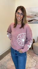 Load image into Gallery viewer, Flower Applique Sweater
