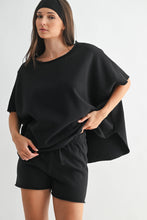 Load image into Gallery viewer, Dolman Short Sleeve Sweatshirt Top
