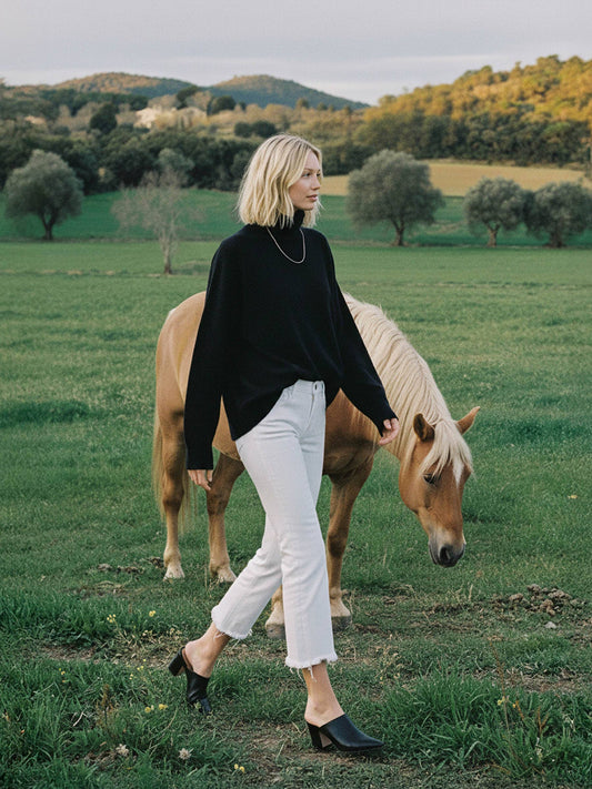 Mid Rise Uneven Frayed Hem Crop Straight Jeans