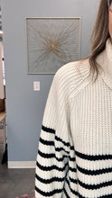 Load image into Gallery viewer, Striped Waffle Sweatshirt
