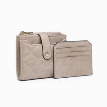 Load image into Gallery viewer, Melody Quilted Zip Top Wallet
