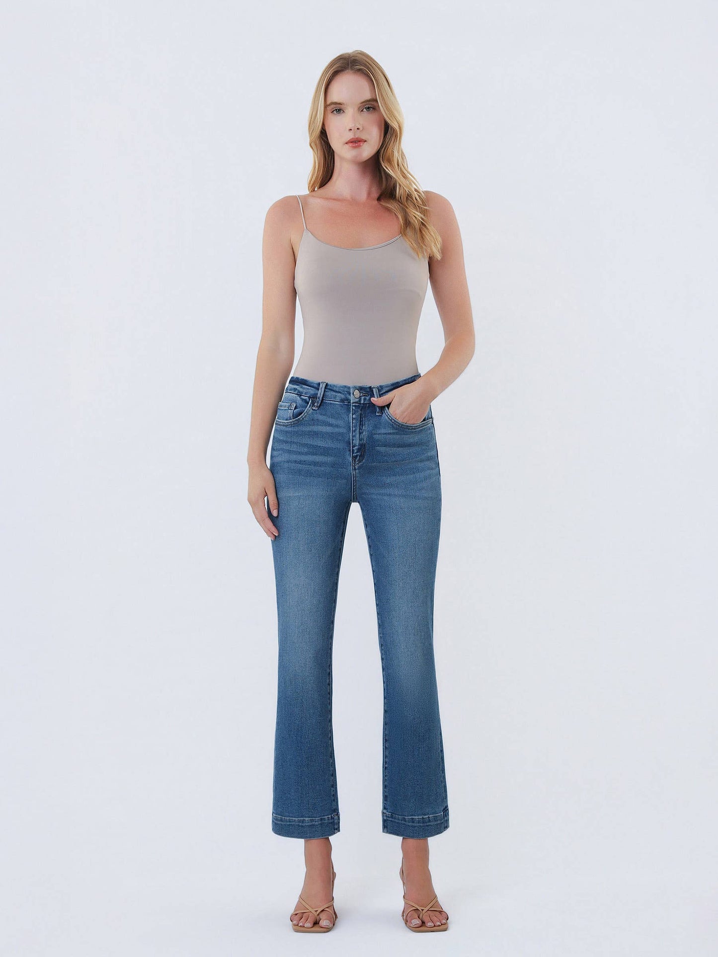 Adore You -HIGH RISE KICK FLARE JEANS