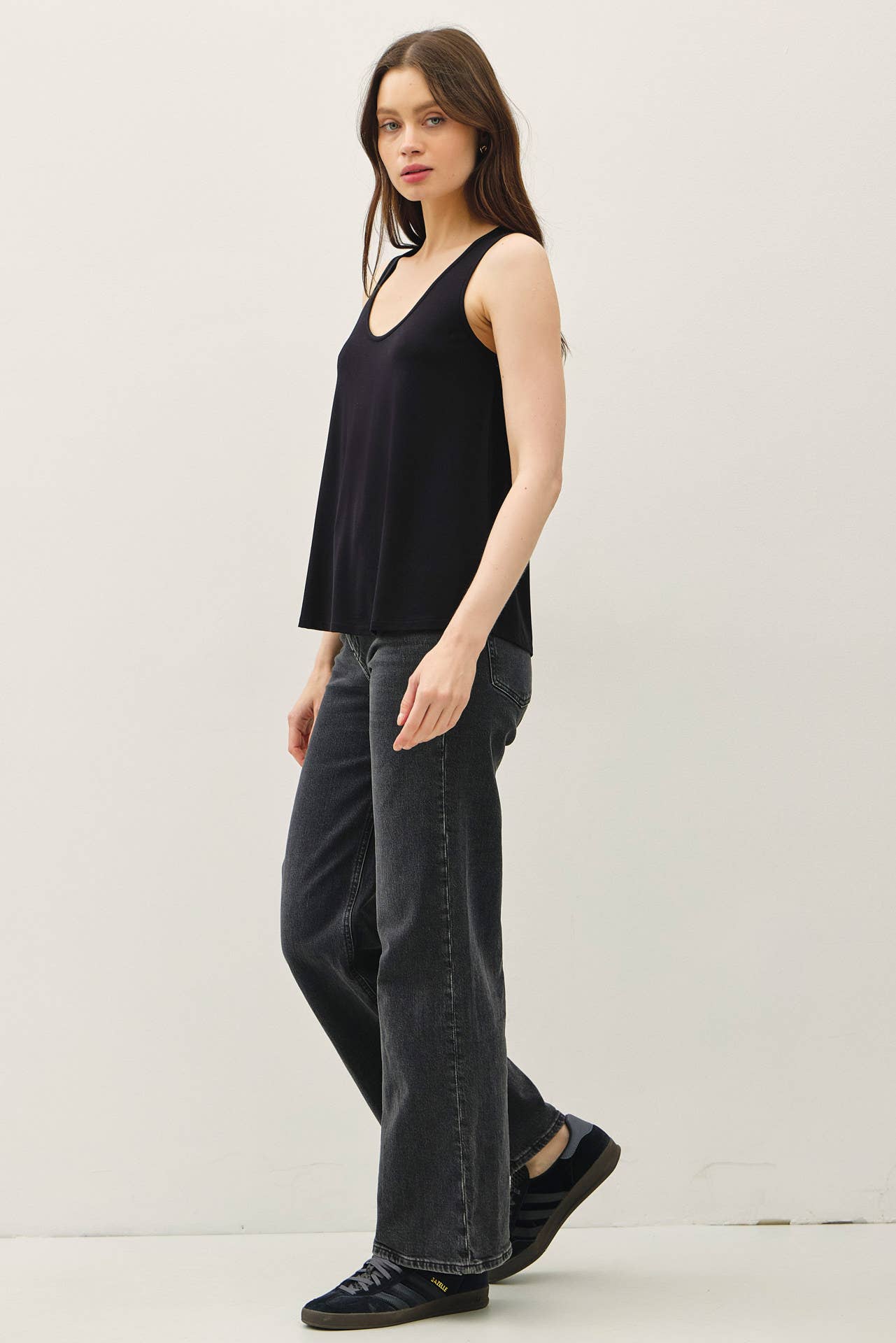 Bamboo Flowy U-Neck Tank Top