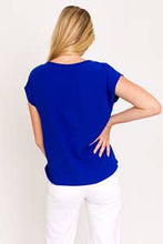Load image into Gallery viewer, Front Knot Short Sleeve Top
