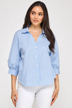Load image into Gallery viewer, Crop Fit Collar Button Down Shirt
