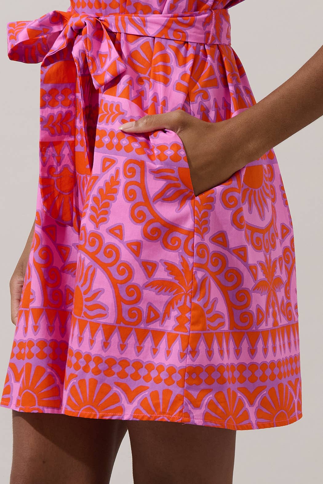 Rental- Sugarlips Tropical Mini Dress
