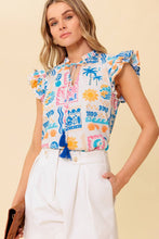 Load image into Gallery viewer, Double Ruffle Tassel Top
