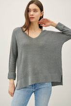 Load image into Gallery viewer, Dolman Sleeve Rolled Cuff Sweater
